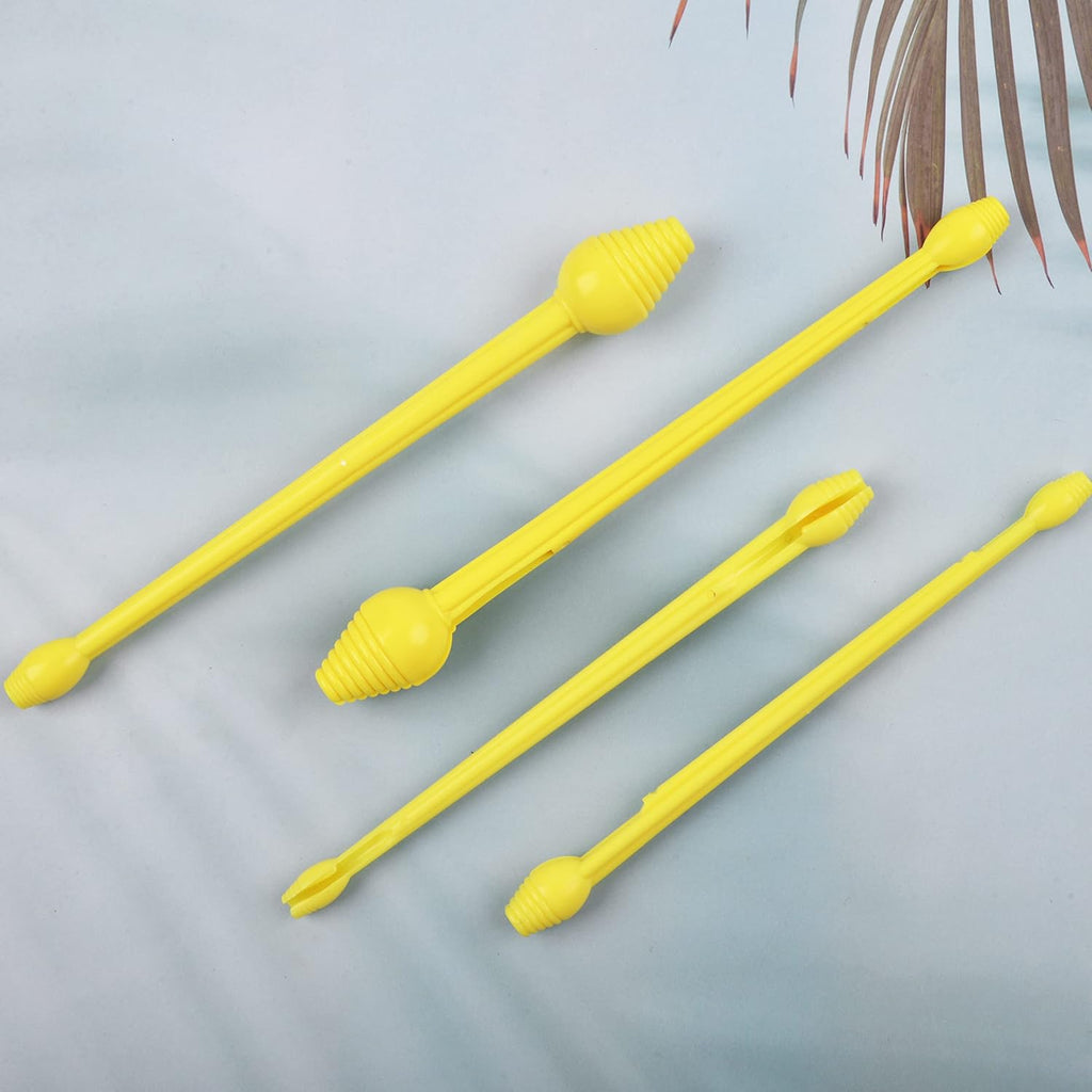 Plastic Fishing Hook Disgorger Snelled Fish Hook Remover Tool Portable Fishhook Extractor Detacher Dehooker Fishing Gear Accessory Small Large 6pcs