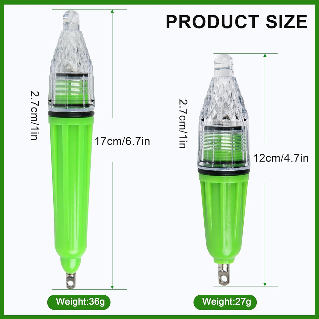 SILANON Deep Drop LED Fishing Light Underwater Waterproof Fishing Light Night Flashing Fishing Lure Light Attractants Fishing Lamp Tools for Attracting Bait Lures 5 Colors