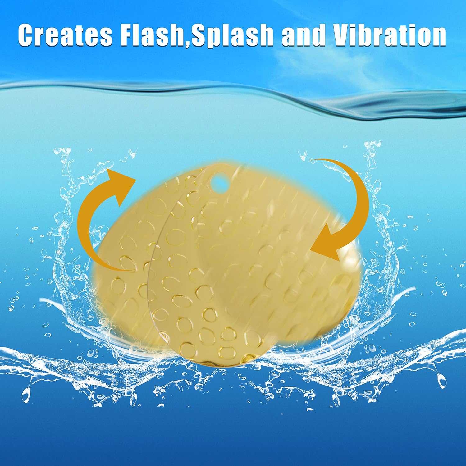 Spinner Blades for Lure Making,50pcs Easy Spin Colorado Willow Blades Kit Gold Silver Spinnerbait Blades Spoon DIY Fishing Lures Accessories for Spinner Baits Walleye Rig Making