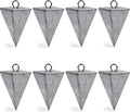 Pyramid Sinkers Fishing Weights Sinkers Saltwater Surf Fishing Weights Pyramid Weights Ocean Saltwater Fishing Gear Tackle 1oz 2oz 3oz 4oz 5oz 6oz 8oz
