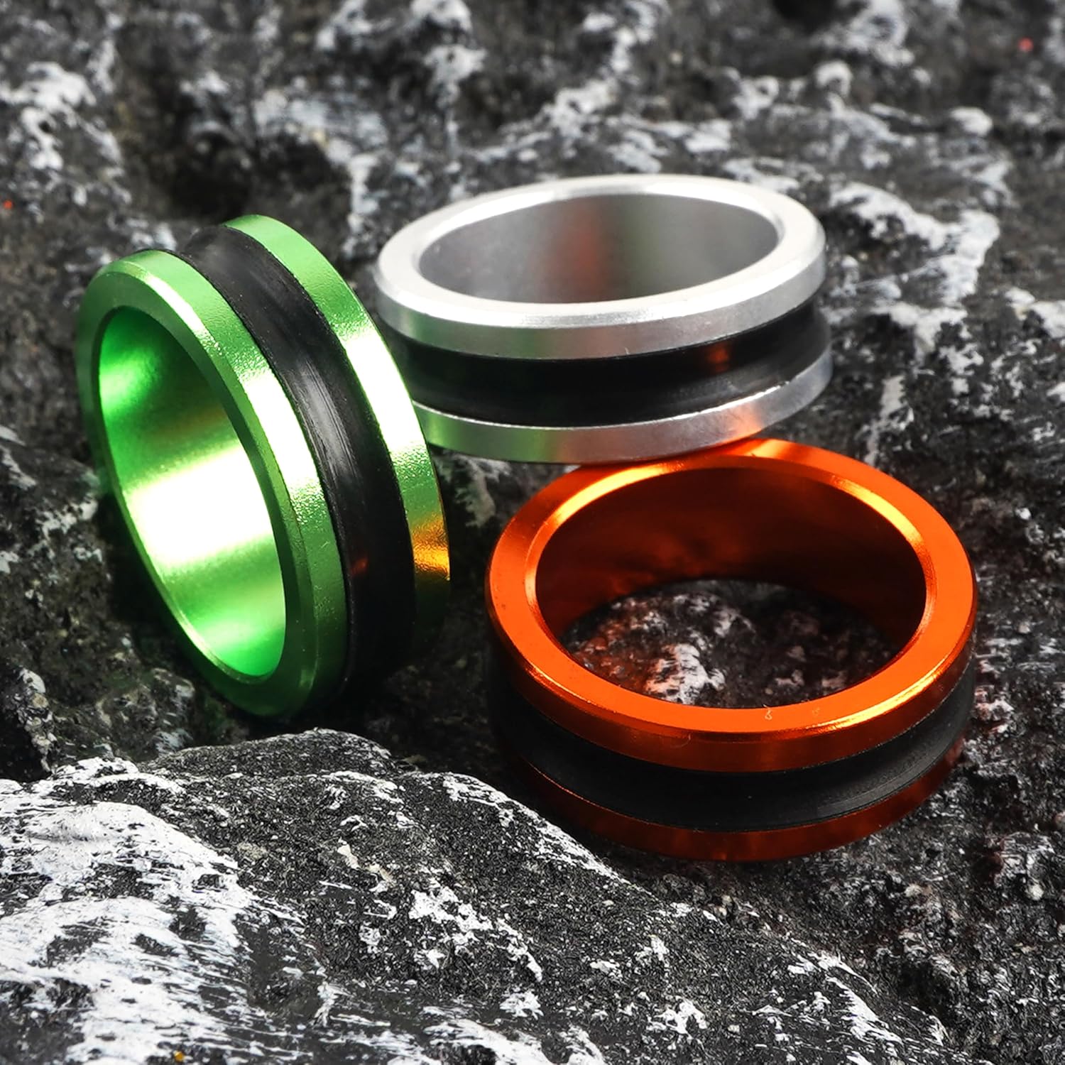 SILANON 2pcs Fishing Line Puller Ring, Fishing Knot Tying Tool Alloy Line Dragger Tightener Ring FG GT Knot Puller Tool Assist Fishing Line Knotting Grippers Device for Tying